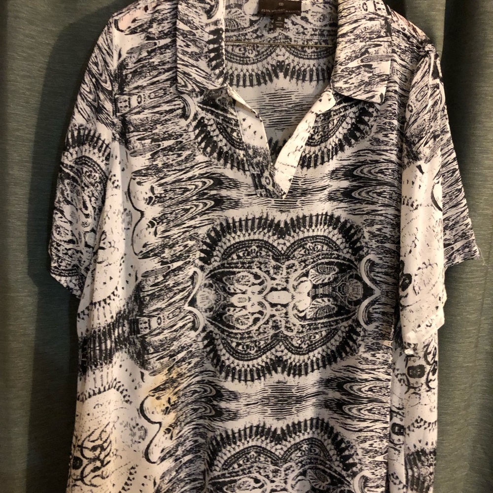 Women’s Blouse V-Neck Fenn Wright Manson - Picture 1 of 3